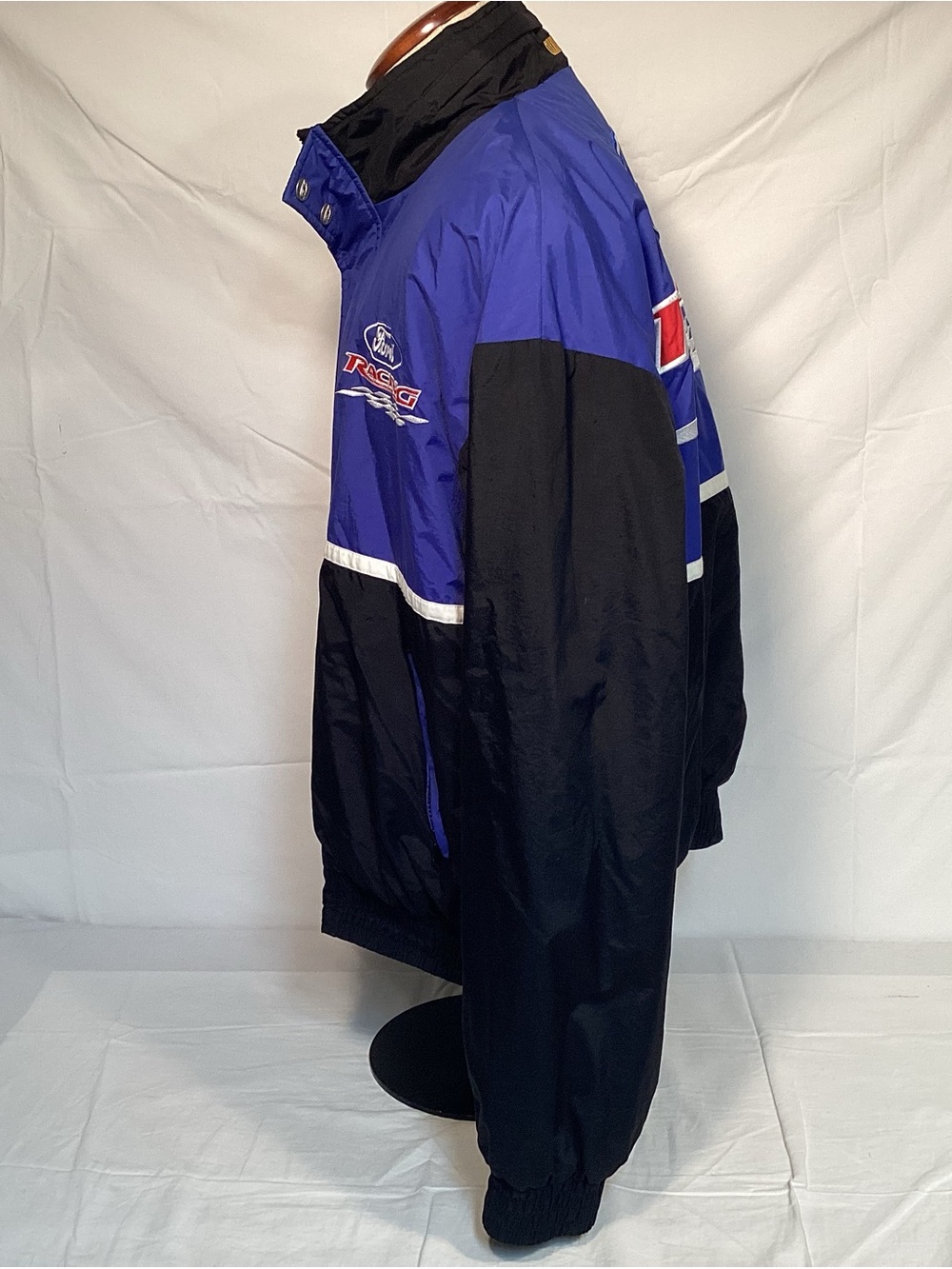 Racing Champions Ford Racing NASCAR  Blue and Black Bomber Jacket Size XL - Picture 3 of 14